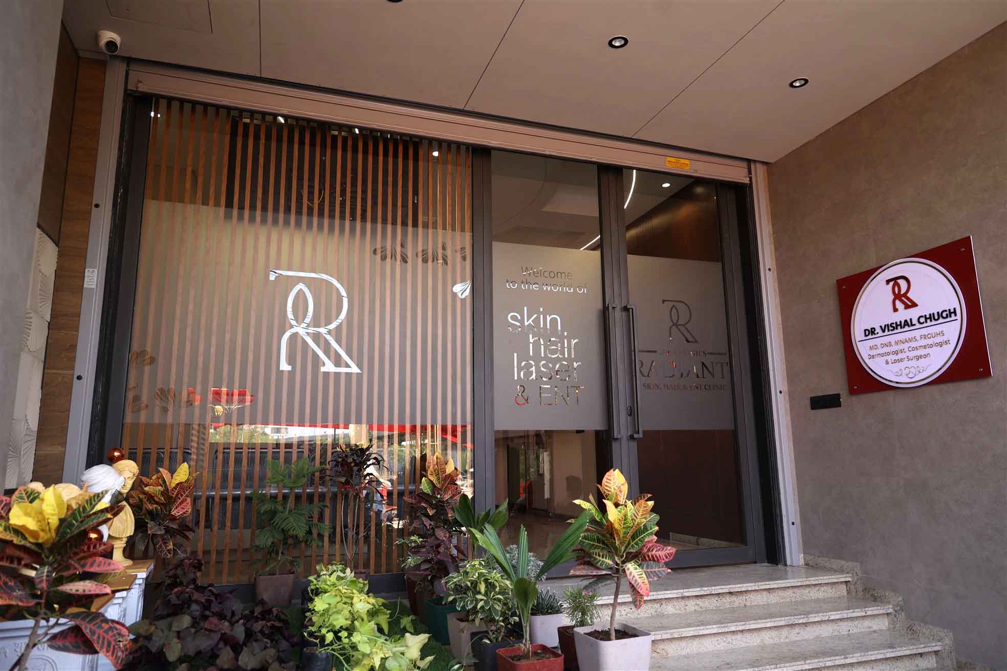 Radiant Skin Clinic reception exterior